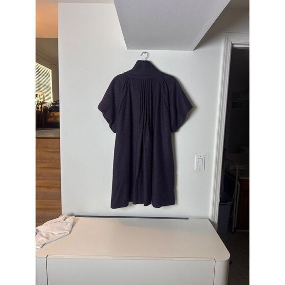MAX&Co Purple Wool Blend Short Sleeve Coat Womens Size M - Picture 8 of 11